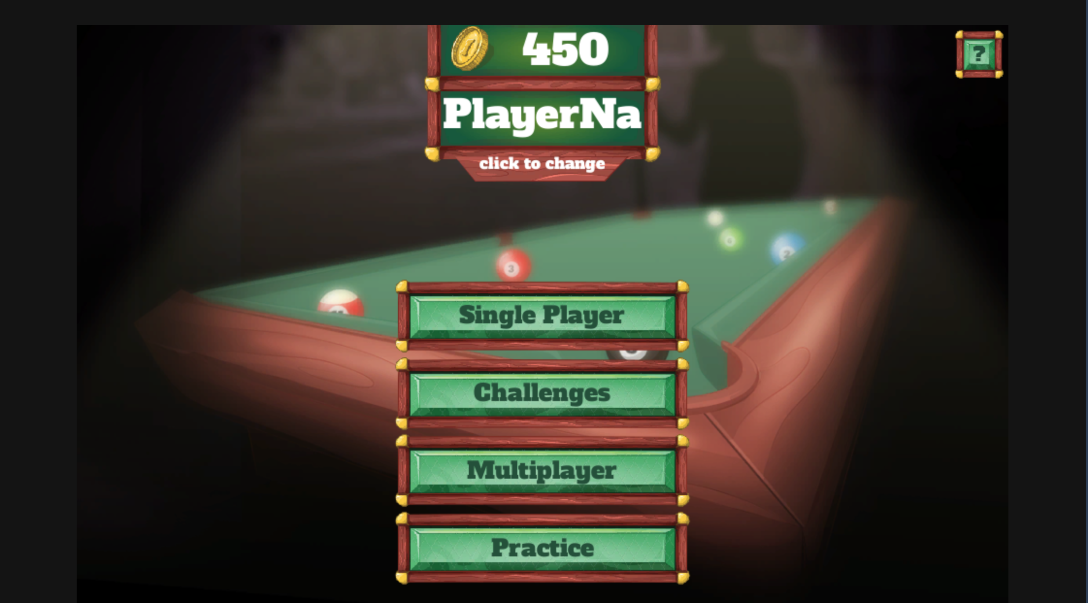 Jeu de Billiard et snooker