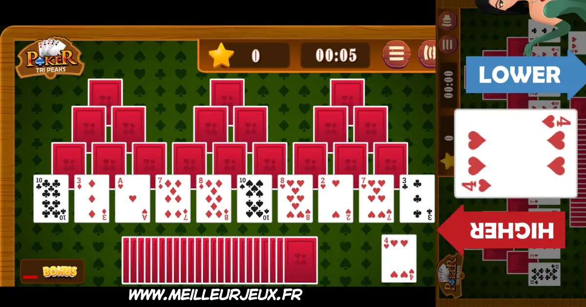Jouez-Poker-Tri-Peaks-100_-en-ligne